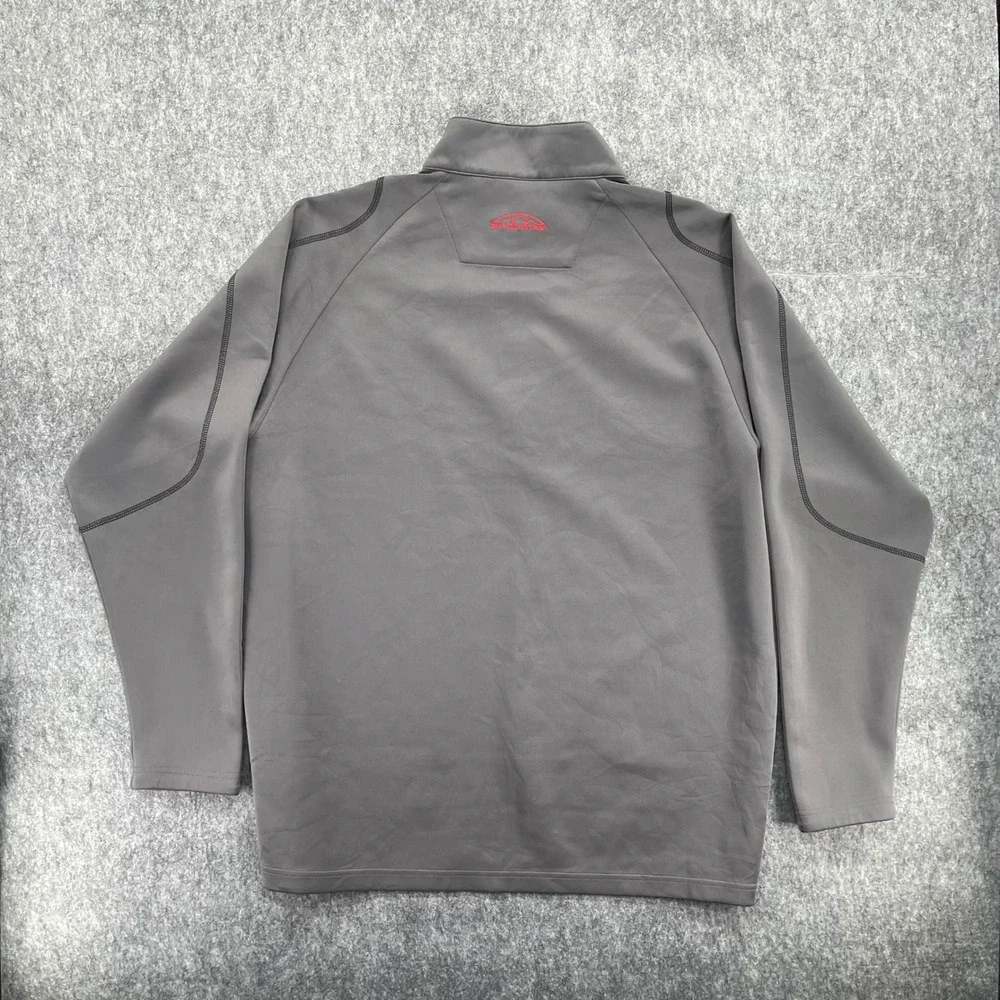 Sun Mountain Pullover Mens 2XL ThermalFlex 1/4 Zip Golf Gray Silverado Logo